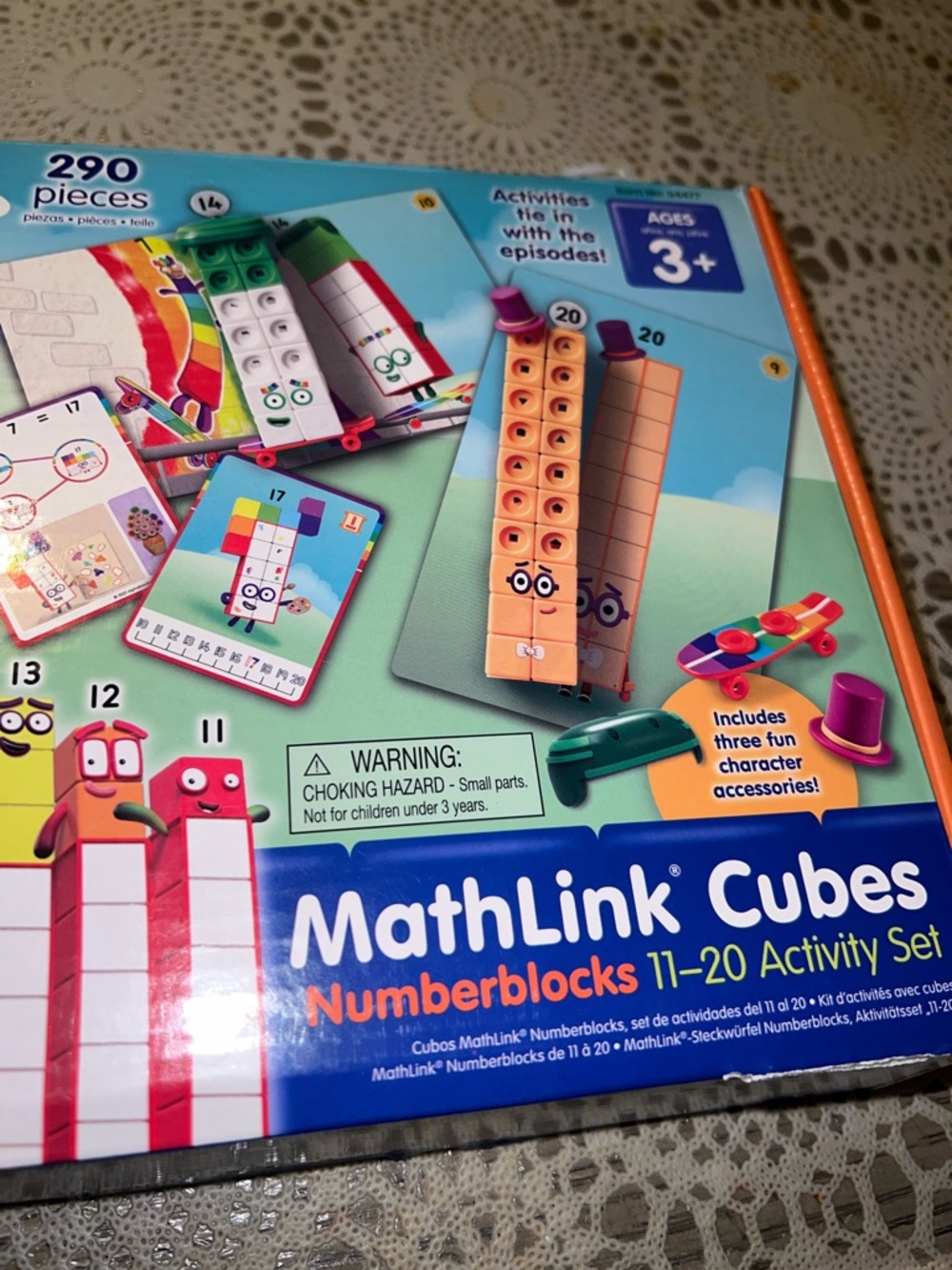 MathLink Cubes 11-20 Activity Set - Blue - Picture 3 of 8